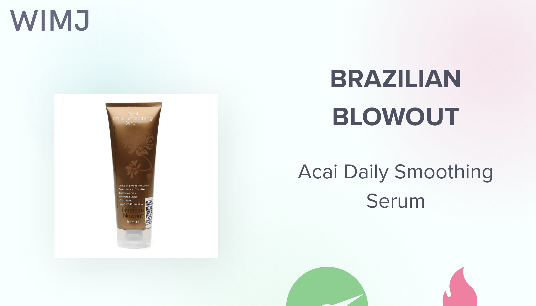 Review Brazilian Blowout Acai Daily Smoothing Serum WIMJ